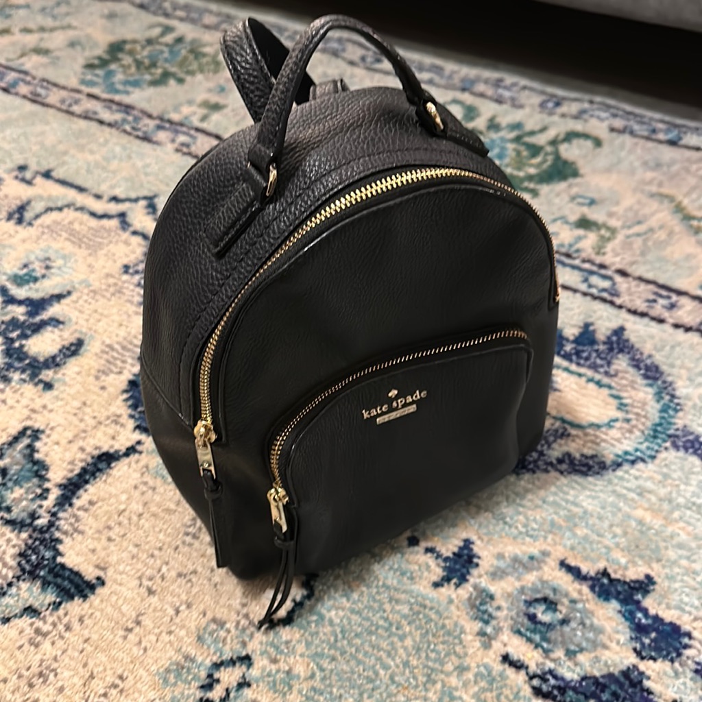 Kate Spade Black Mini Backpack